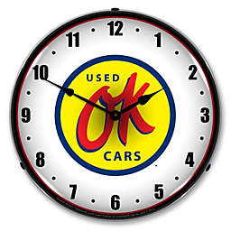 Collectable Sign & Clock   OK Used Cars LED Wall Clock Retro/Vintage, Lighted