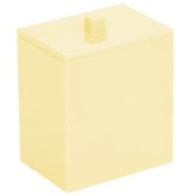 mDesign Square Storage Apothecary Jar for Bathroom and Cosmetics