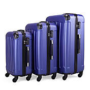 Fx070 3-Piece Luggage Expandable Lightweight Travel Suitcase Set with Code Lock, Spinner Wheels, 20/24/28 Inches