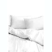 Myne Anti-Bacterial 100% Cotton Percale Duvet Cover Set Full Queen White