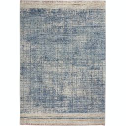 Nourison Concerto Contemporary Linear Indoor Area Rug Blue 5'3\