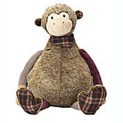 Mina Victory Plush lines Monkey Plush Animal 23&quot; X 24&quot; Brown Indoor Stuffed Animal