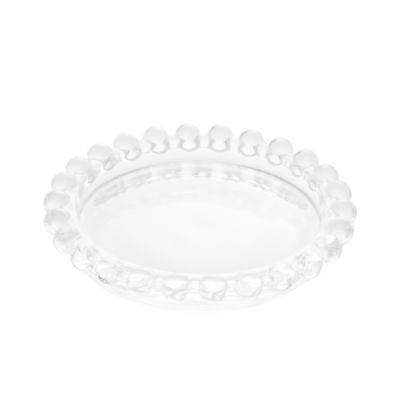 Wolff Pearl Collection Crystal Plates 10cm Set of 4 (Bread & Butter)