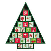 Northlight 15 Green Tree Shaped Christmas Advent Calendar Decoration