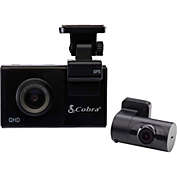 Cobra Dual-View Smart Dash Cam with Rear-View Accessory Camera