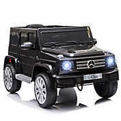 Aosom 12V Mercedes Benz G500 Battery Kids Ride On Car with Remote Control, Bright Headlights, & Working Suspension