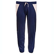Ideology Big Girl&#39;s Colorblocked Fleece Track Pants Blue Size Small