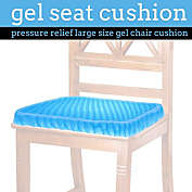 Infinity Merch Portable Gel Cushion with Ergonomic Honeycomb Design