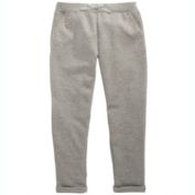 Epic Threads Big Girl&#39;s Sparkle Fleece Jogger Pants Gray Size Small