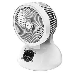 Brentwood 6 Inch Three Speed Oscllating Desktop Fan with Timer and Remote Control in White