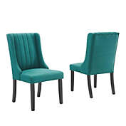 Modway Renew Parsons Fabric Dining Side Chairs