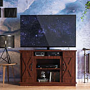 Singes Modern TV Stand for TVs up to 50" with Media Console Entertainment Center & Storage Shelves