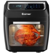 Slickblue 1700W Electric Air Fryer Oven 8-In-1 Barbecue Dryer with Accessories-Black