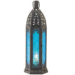 Gallery of Light Blue Floret Candle Lantern