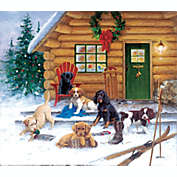 Sunsout Christmas at The Cabin 550 pc  Jigsaw Puzzle