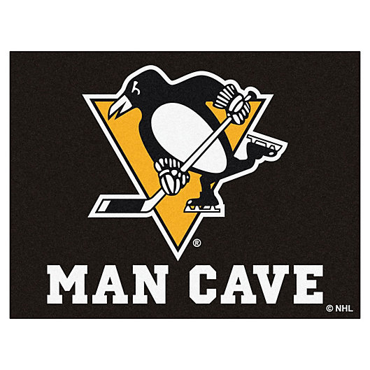 Details about   House Divided Man Cave Penguins Blues Doormat 