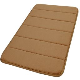 PiccoCasa Memory Foam Bath Mat Rug for Bathroom, Soft and Absorbent Bath Rug Mat, Velvet Bathroom Floor Mat for in the Front of Bath Tub, Toilet, 24