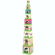 HABA On the Farm Sturdy Cardboard Nesting & Stacking Cubes