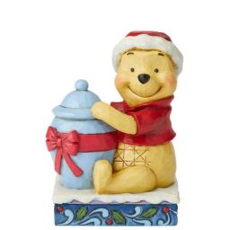 Jim Shore Disney Traditions Winnie The Pooh Christmas Figurine 6002845 New