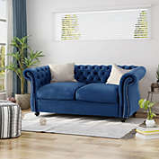 GDFStudio Kyle Traditional Chesterfield Loveseat Sofa
