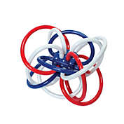 Manhattan Toy Winkel Red, White & Blue Rattle and Sensory Teether