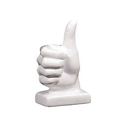 Urban Trends Collection Ceramic Hand Décor - White