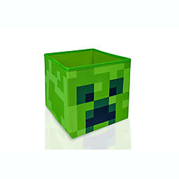 Minecraft Creeper Storage Cube Organizer   Minecraft Storage Cube   Creeper From Minecraft Cubbies Storage Cubes   Organization Cubes   10-Inch Square Bin