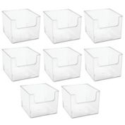 mDesign Plastic Food Storage Organizer Bin for Kitchen, 8 Pack