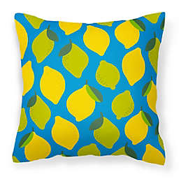 Caroline's Treasures Lemons and Limes Fabric Decorative Pillow 18 x 18