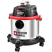 Porter-Cable 5 Gallon Wet Dry Vacuum - Stainless Steel