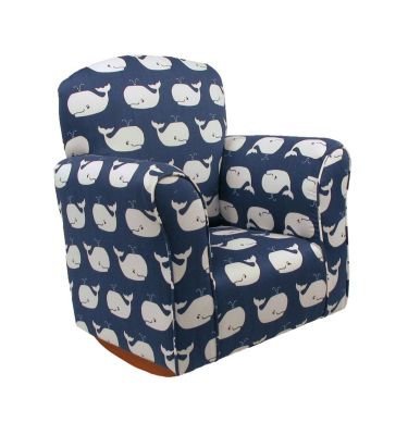 Brighton Home Furniture Toddler Rocker in Whale Tales Cotton