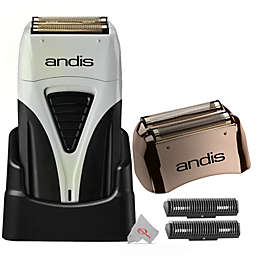 Andis ProTitanium Foil Lithium Plus Cordless Titanium Foil Shaver #17200 with Replacement Titanium Foil