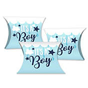 Big Dot of Happiness It&#39;s a Boy - Favor Gift Boxes - Blue Baby Shower/Blue Birth Announcement Petite Pillow Boxes - Set of 20