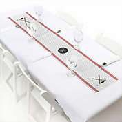 Big Dot of Happiness Shoots and Scores - Hockey - Petite Baby Shower or Birthday Party Paper Table Runner - 12 x 60 inches