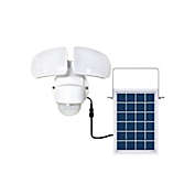 Xtricity - LED Outdoor Security Light with Motion Sensor, Solar Panel Powered, 12W, 3000K Soft White