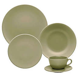 Oxford Unni Olive 20 Pieces Dinnerware Set Service for 4 - Satin Effect