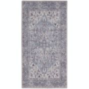 Nicole Curtis Machine Washable Series 1 Vintage Indoor Area Rug Grey 2' x 3'9"