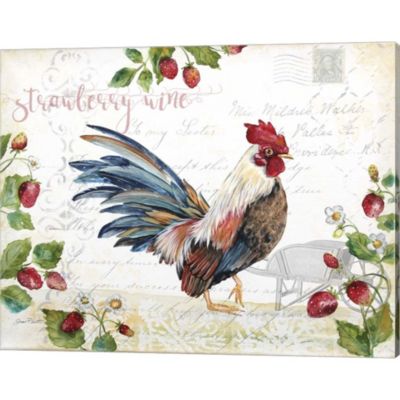 MICHELLE'S Kitchen Welcome to Rooster Chic Wall Art Decor 12x12 Metal Sign SS89 