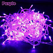 Stock Preferred 32FT Christmas Tree Fairy String Party Lights in Purple