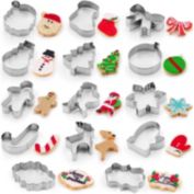 Zulay Kitchen Metal Christmas Cookie Cutters
