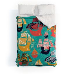 Deny Designs Sam Osborne Pirate Ships Comforter