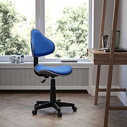 Flash Furniture Blue Fabric Ergonomic Task Chair
