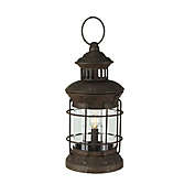 Audreys Rustic Battery Operated LED Lantern Decorative Accent Light Home Patio Decor