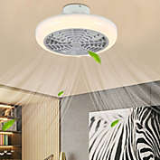 Stock Preferred Modern Ceiling Fan Light with 3 Speed in White