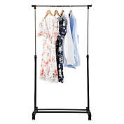Ktaxon Portable Single Rolling Clothes Hanging Rack