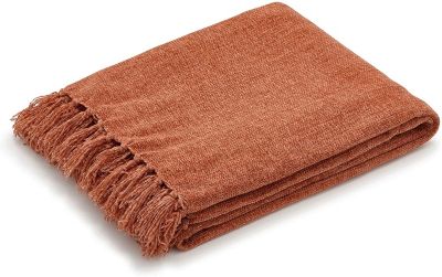 forestfish Fleece Soft  Blanket for Long Travel 60" x 40" Orange Triangle 