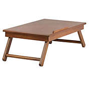 Winsome Anderson Flip Top Lap Desk with Drawer and Foldable Legs