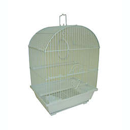 YML  A1104WHT Round Top Style Small Parakeet Cage, White - 11