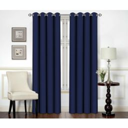 Utopia Bedding 2 Panel Thermal Blackout Room Darkening Curtains Set 52 x 84