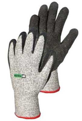 Hestra Work Gloves  Latex Cut Resistant Utility Gloves, Grey - Size 11